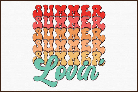 Summer Lovin’ Retro PNG Sublimation designartist 