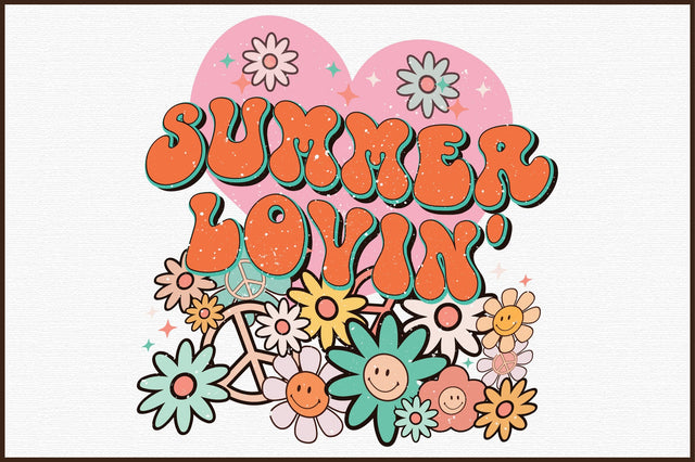 Summer Lovin' Retro PNG Sublimation designartist 