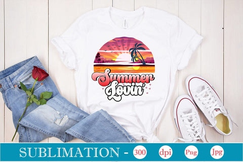 Summer Lovin' Sublimation SVGs,Quotes and Sayings,Food & Drink,On Sale, Print & Cut Sublimation DesignPlante 503 