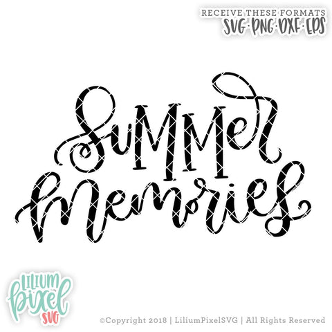 Summer Memories SVG Lilium Pixel SVG 