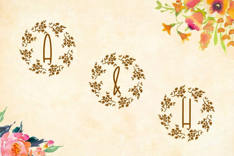 Summer Monogram - Decorative Font Font Masyafi Studio 