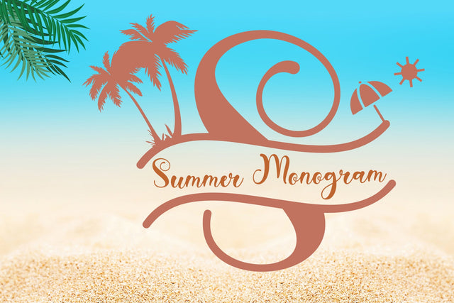 Summer Monogram Font Prasetya Letter 