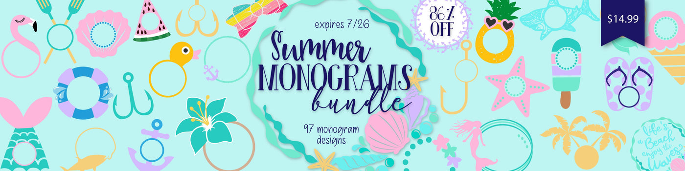 Summer Monograms Bundle