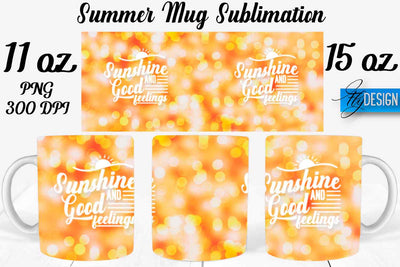 Summer Mug Sublimation | Coffee 11 Oz | 15 Oz Mug Sublimation Sublimation Fly Design 