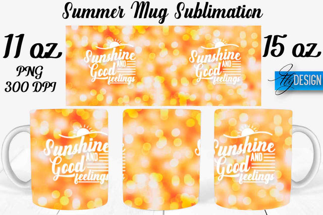 Summer Mug Sublimation | Coffee 11 Oz | 15 Oz Mug Sublimation Sublimation Fly Design 