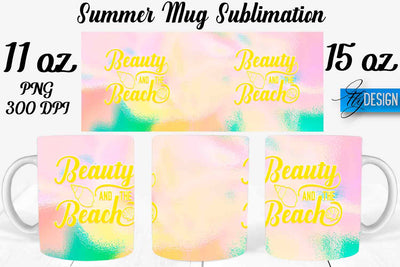 Summer Mug Sublimation | Coffee 11 Oz | 15 Oz Mug Sublimation Sublimation Fly Design 