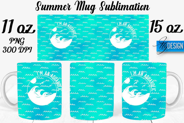Summer Mug Sublimation | Coffee 11 Oz | 15 Oz Mug Sublimation Sublimation Fly Design 