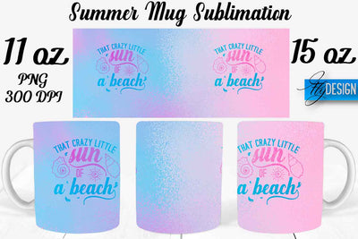 Summer Mug Sublimation | Coffee 11 Oz | 15 Oz Mug Sublimation Sublimation Fly Design 