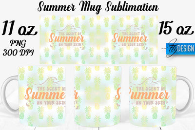 Summer Mug Sublimation | Coffee 11 Oz | 15 Oz Mug Sublimation Sublimation Fly Design 