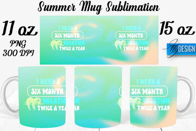 Summer Mug Sublimation | Coffee 11 Oz | 15 Oz Mug Sublimation Sublimation Fly Design 