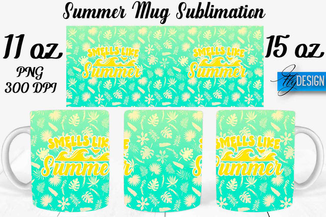 Summer Mug Sublimation | Coffee 11 Oz | 15 Oz Mug Sublimation Sublimation Fly Design 