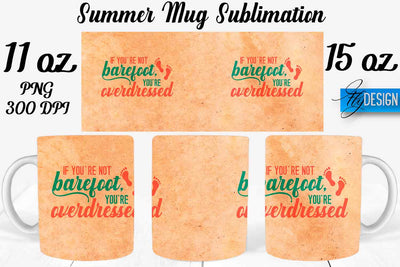 Summer Mug Sublimation | Coffee 11 Oz | 15 Oz Mug Sublimation Sublimation Fly Design 