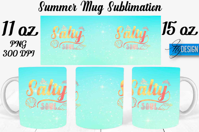 Summer Mug Sublimation | Coffee 11 Oz | 15 Oz Mug Sublimation Sublimation Fly Design 