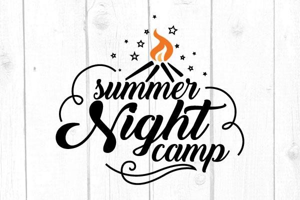Summer Night Camp Svg SVG cricutfilesmg 