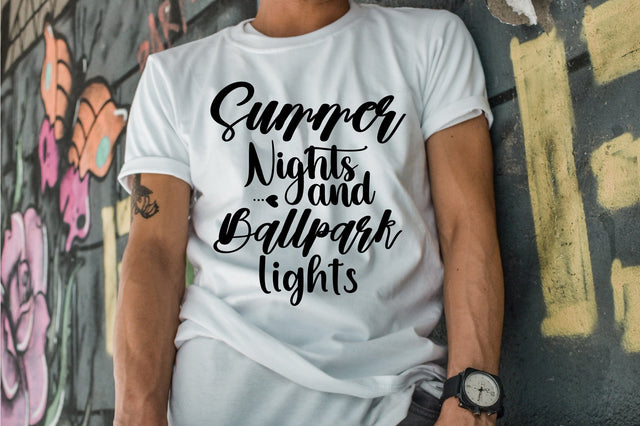 Summer Nights and Ballpark Lights SVG orpitasn 