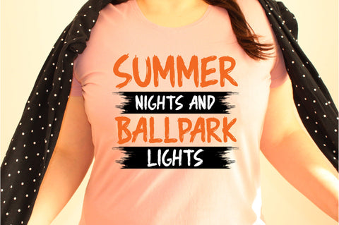 Summer Nights and Ballpark Lights SVG SVG orpitasn 