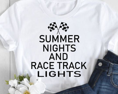Summer Nights and Race Track Nights SVG SVG She Shed Craft Store 