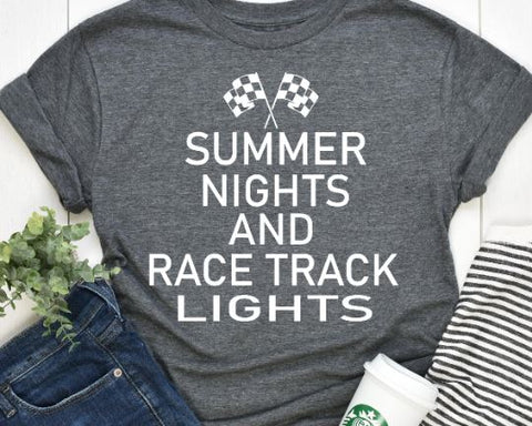 Summer Nights and Race Track Nights SVG SVG She Shed Craft Store 