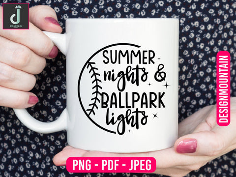 Summer nights & ballpark lights Sublimation Alihossainbd 