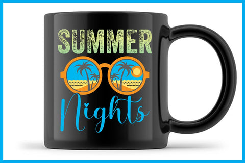 Summer Nights Summer Sublimation PNG Printable Files Sublimation Creativedesigntee 