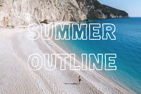 Summer Outline Font Font ampersand 