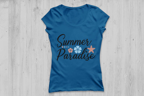 Summer Paradise| Summer Beach SVG Cutting Files SVG CosmosFineArt 