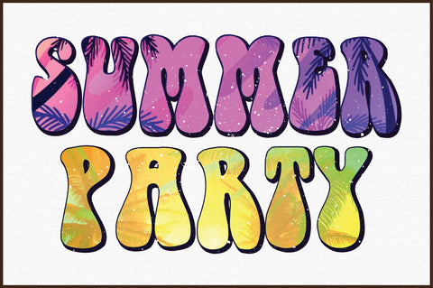 Summer Party PNG Sublimation Sublimation designartist 