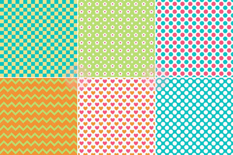 Summer Pattern Seamless Digital Paper Backgrounds Digital Pattern SineDigitalDesign 