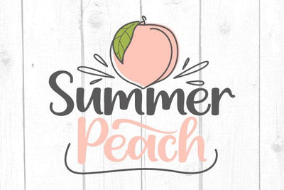 Summer Peach Svg SVG cricutfilesmg 