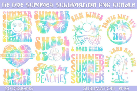 Summer Phrases Sublimation Bundle PNG Cut file Sublimation Freeling Design House 
