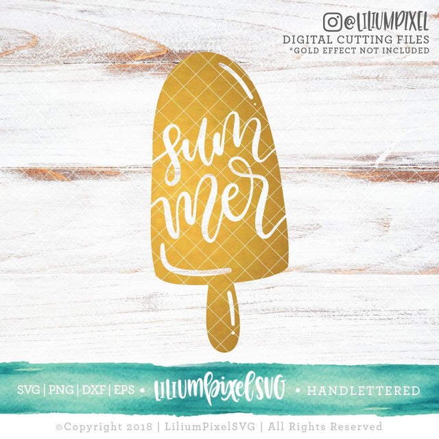 Summer Popsicle SVG Lilium Pixel SVG 