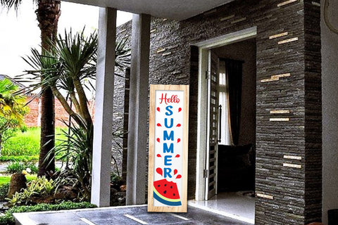 Summer Porch Sign Bundle - svg eps ai png pdf SVG zafrans studio 