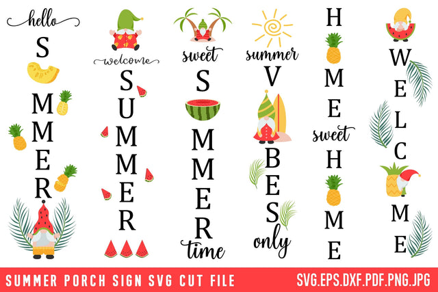 Summer Porch Sign SVG Bundle SVG dapiyupi store 