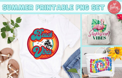 Summer Printable PNG | Sublimation Set Sublimation So Fontsy Design Shop 