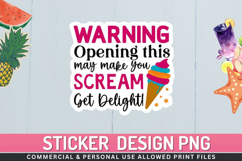 Summer Printable Stickers Png Bundle Sublimation Regulrcrative 