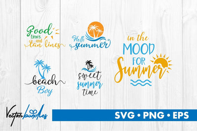 Summer quote bundle svg SVG vectorbundles 