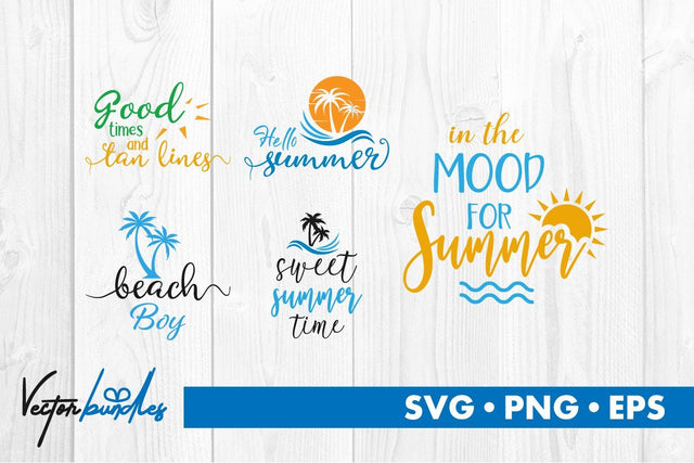 Summer quote bundle svg SVG vectorbundles 