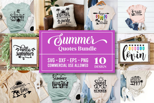 Summer Quote Svg Bundle 10 Design SVG balya ibnu bi malkan 