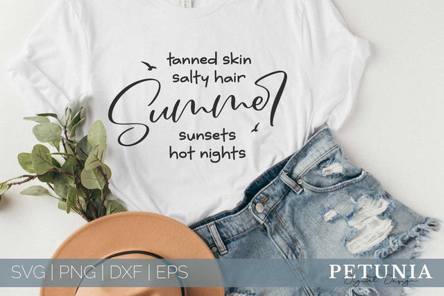 Summer Quote SVG | Summer Vacation SVG SVG Petunia Digital Design 