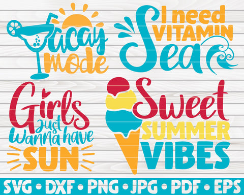Summer Quotes SVG Bundle | 25 designs SVG HQDigitalArt 