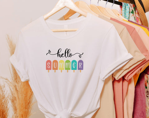 Summer Quotes SVG Bundle, 6 Designs, Hello Summer SVG, Vacay Mode SVG, I Was Made For Sunny Days SVG, Aloha Summer SVG SVG HappyDesignStudio 