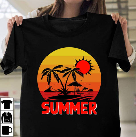 Summer Retro Sunset ,Summer Sublimation ,Summer Retro Vintage T-shirt DEsign,SUmmer SVG ,Summer Rtero T-shirt DEsign BUndle SVG Insomnia Std 