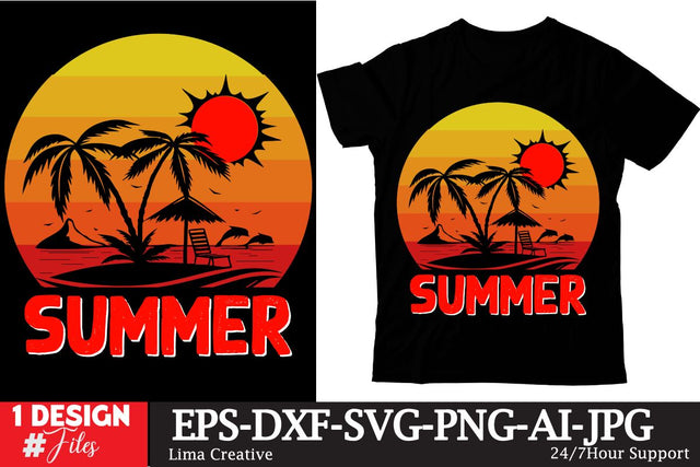 Summer Retro Sunset ,Summer Sublimation ,Summer Retro Vintage T-shirt DEsign,SUmmer SVG ,Summer Rtero T-shirt DEsign BUndle SVG Insomnia Std 