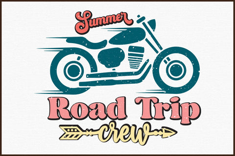 Summer Road Trip Crew Retro PNG Sublimation designartist 