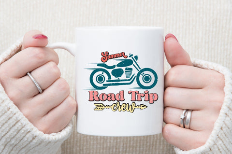 Summer Road Trip Crew Retro PNG Sublimation designartist 