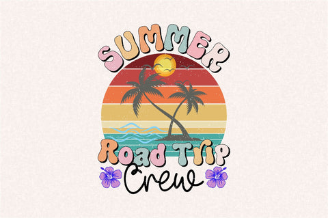 Summer Road Trip Crew Sublimation SVGArt 