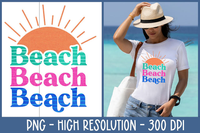 Summer Shirt Sublimation Design | Beach PNG Sublimation B Renee Design 