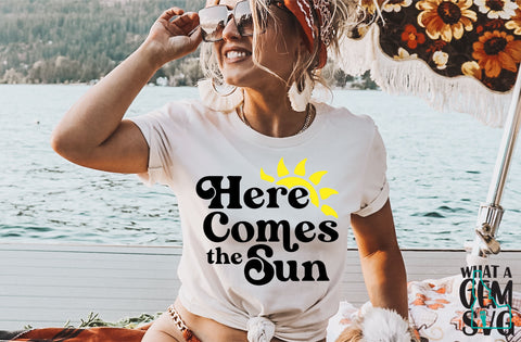 Summer Shirt SVG Bundle | Summer SVG | Here Comes the Sun SVG | Summer Vibes svg | Sunrise Sunburn Sunset Repeat svg | Sunkissed svg | shirt SVG What A Gem SVG 