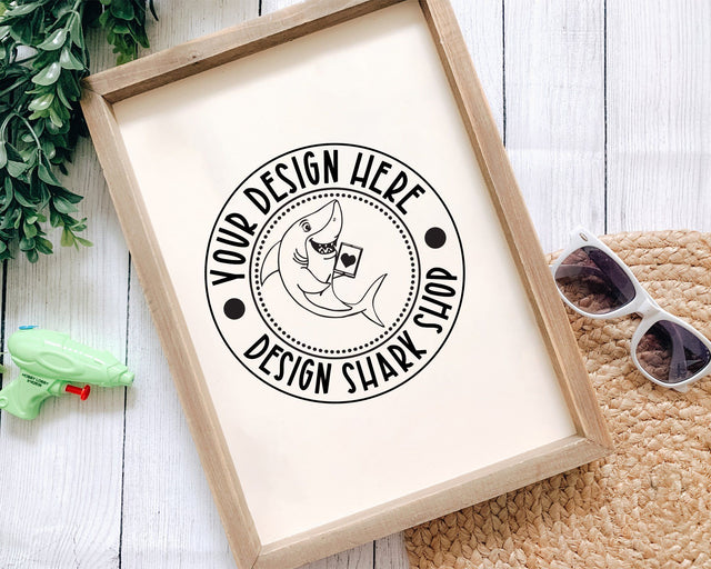 Summer Sign Mock Up Mock Up Photo Design Shark 