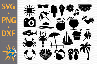 Summer Silhouette SVG, PNG, DXF Digital Files Include SVG SVGStoreShop 